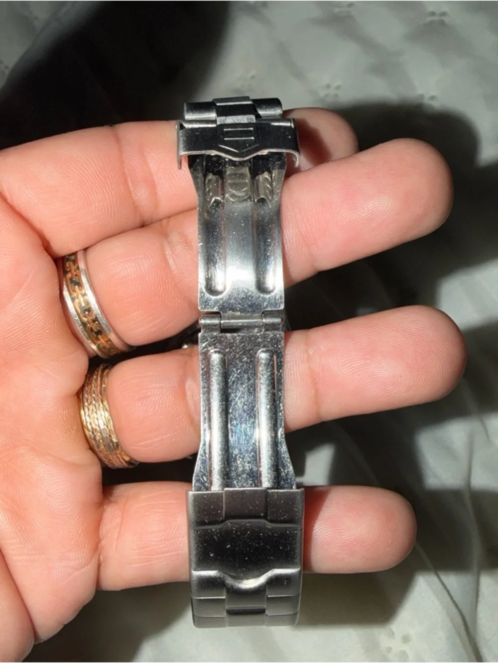Tag Heuer Men's Stainless Steel Watch with Blue Dial and Silver Bracelet
